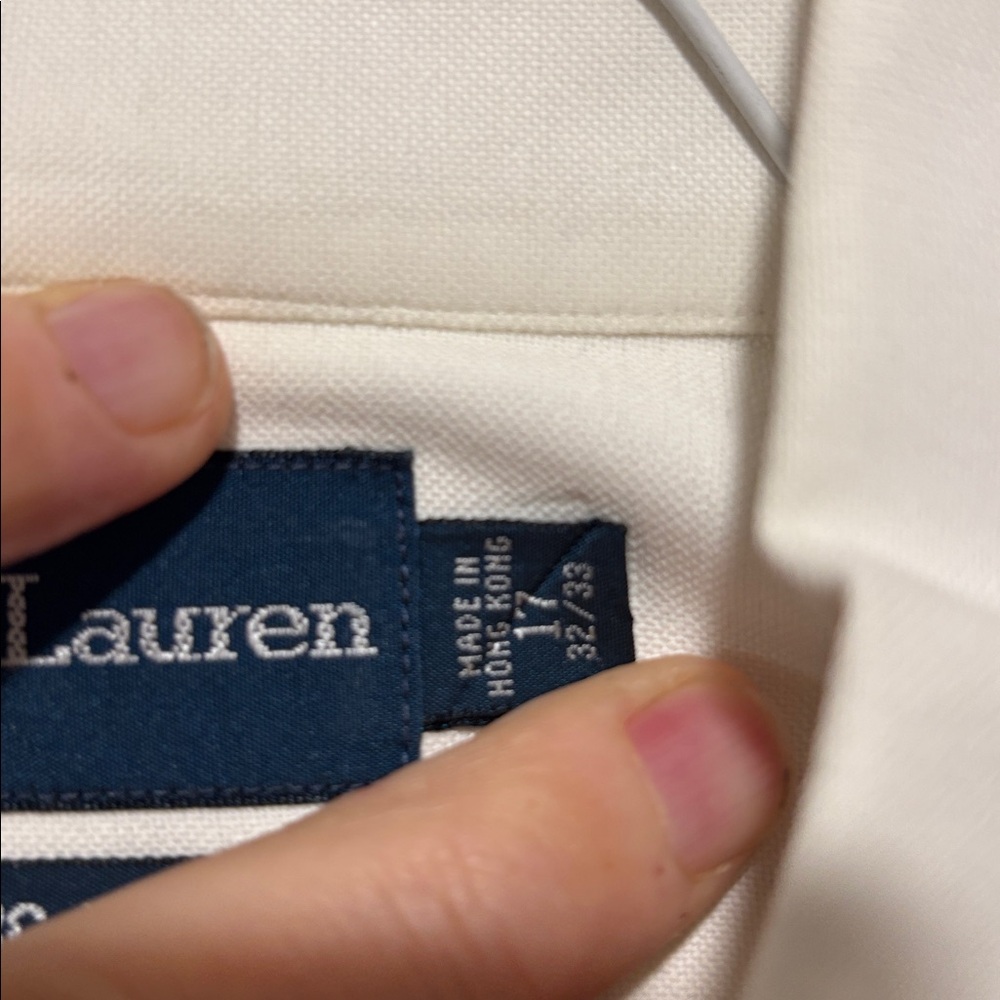 Ralph Lauren White Long-Sleeve Shirt - Picture 3 of 3